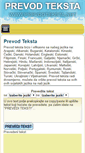 Mobile Screenshot of prevodteksta.net
